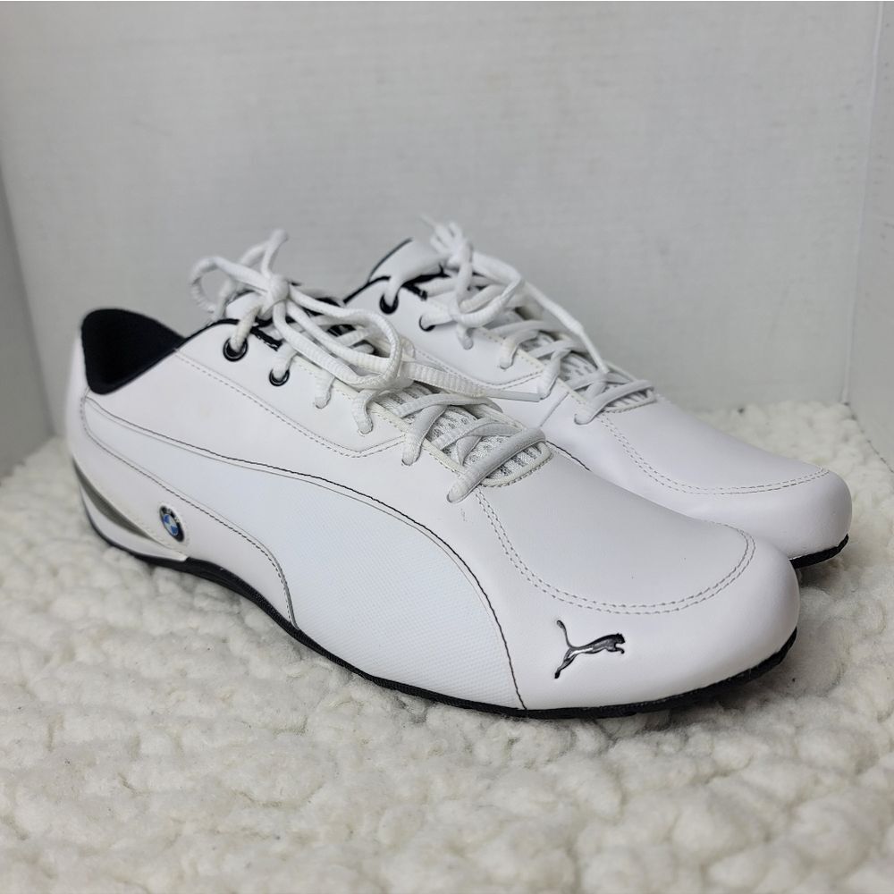 Puma BMW Motorsport Drift Cat 7 White Black Men’s Size 13 Driving Shoes